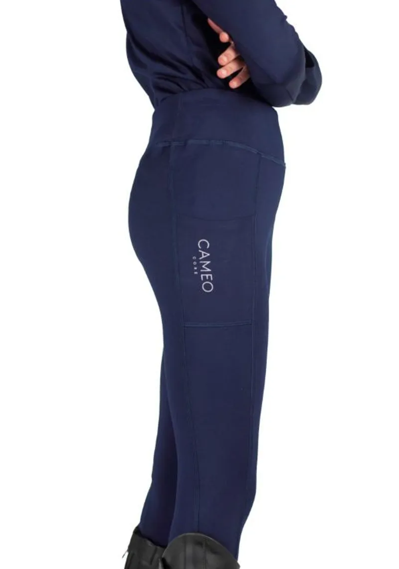 Cameo Core Collection Junior Riding Tights - Indigo